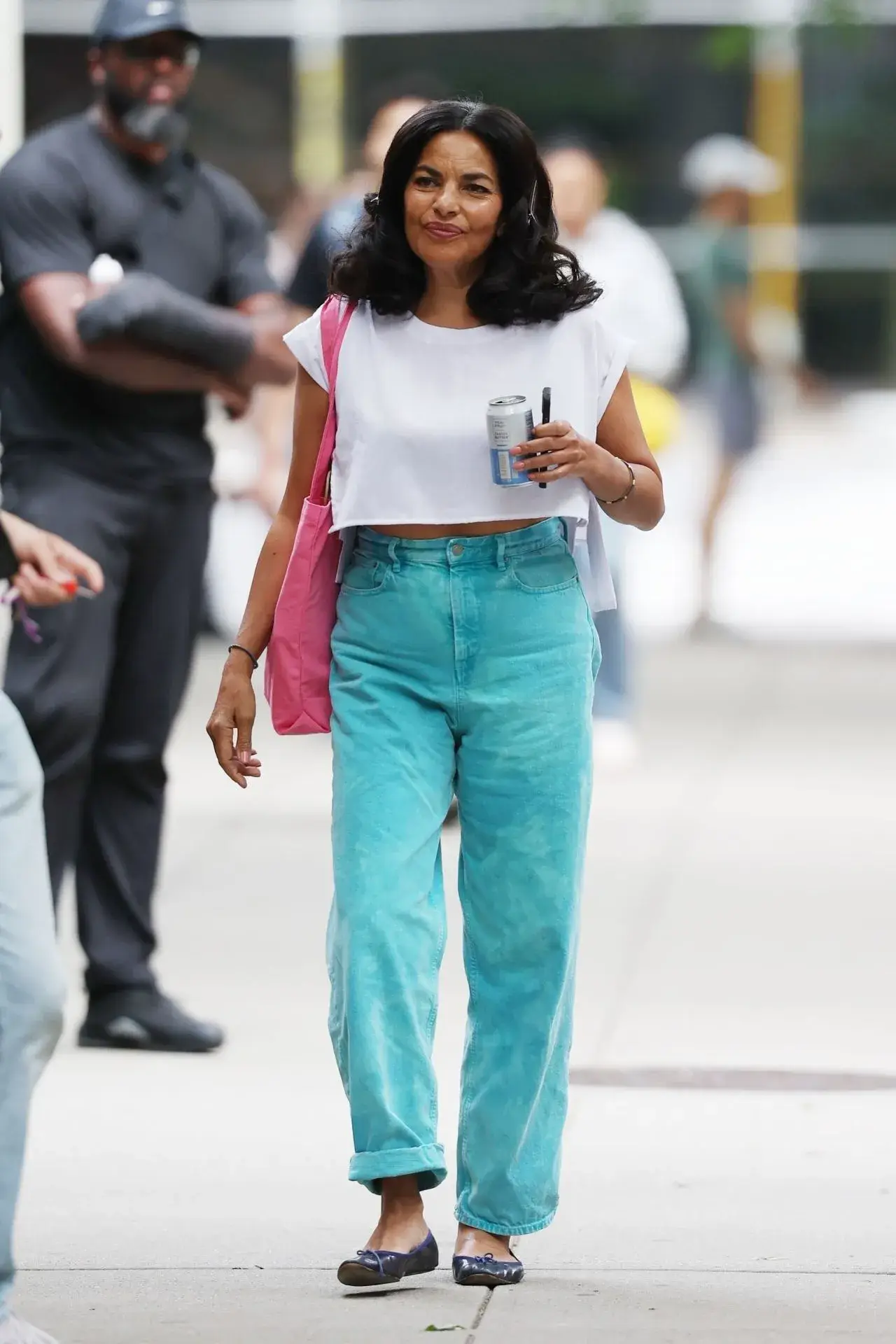 SARITA CHOUDHURY STILLS ON THE SET OF AND JUST LIKE THAT IN NEW YORK 3